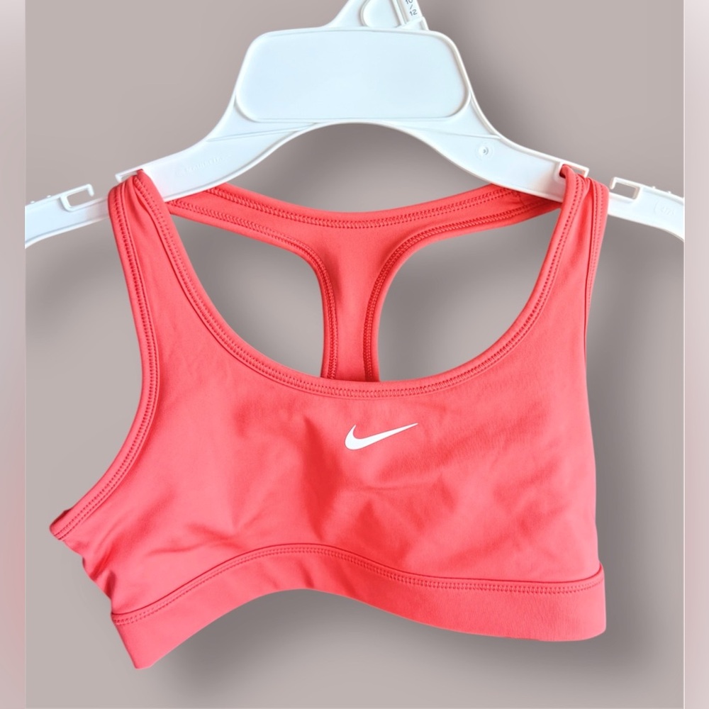 NWT Nike Swoosh Girls Sports Training Bra-Size Large - Picture 3 of 5